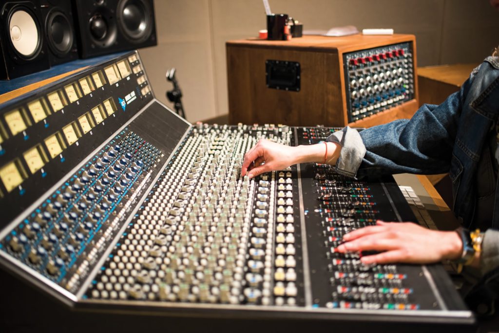 bimm brighton music production sound desk