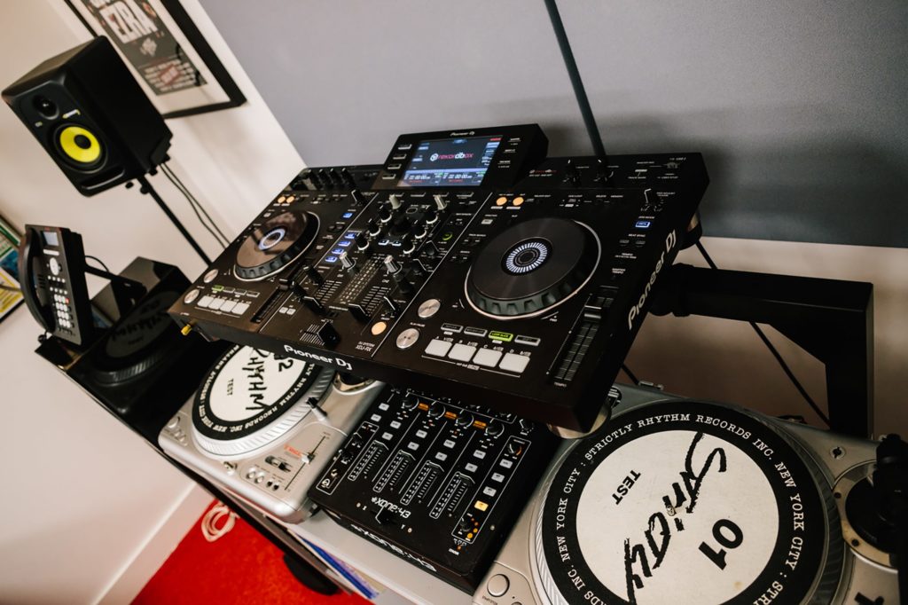 bimm bristol careers room, turntables