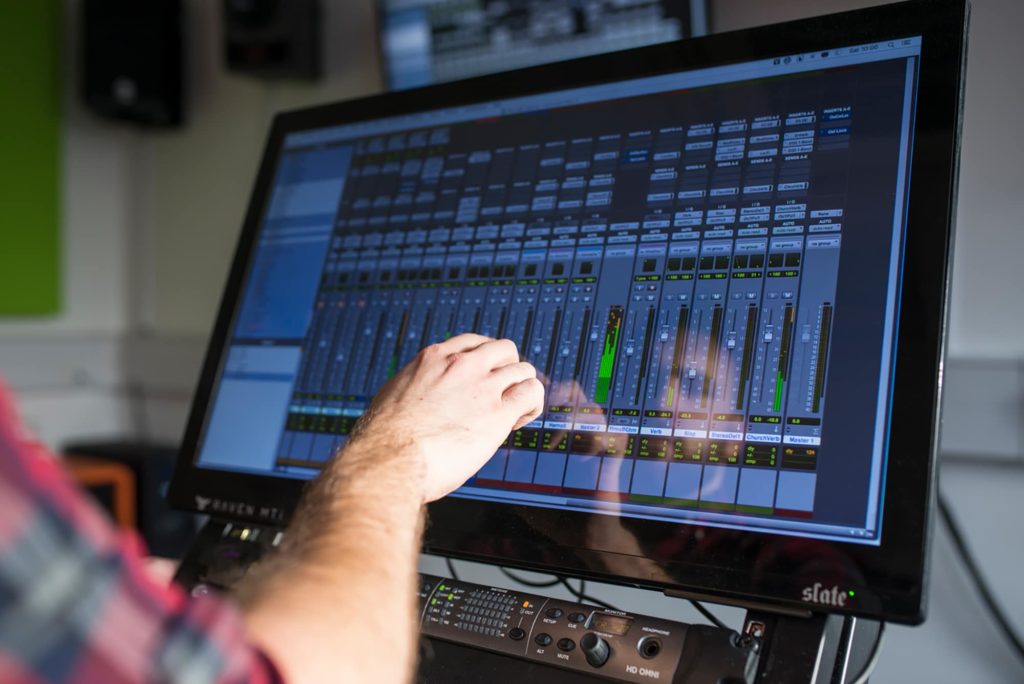 BIMM Group Music Production monitor