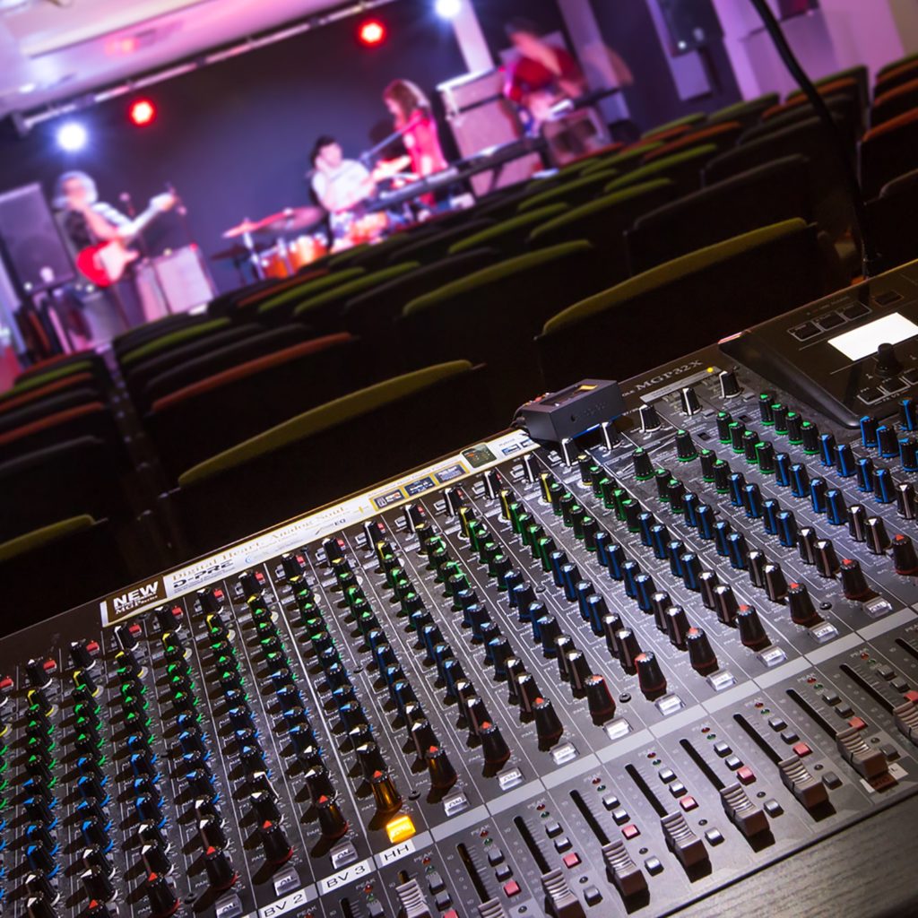 bimm london live room mixing desk