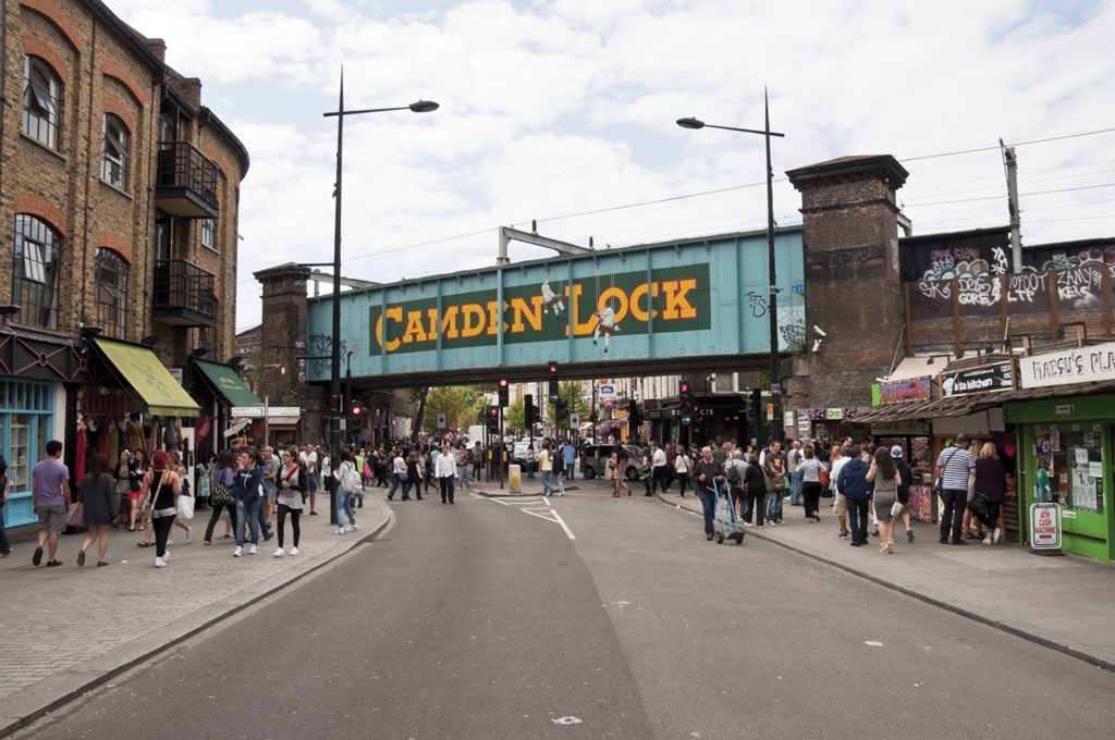 Camden railway bridge - London