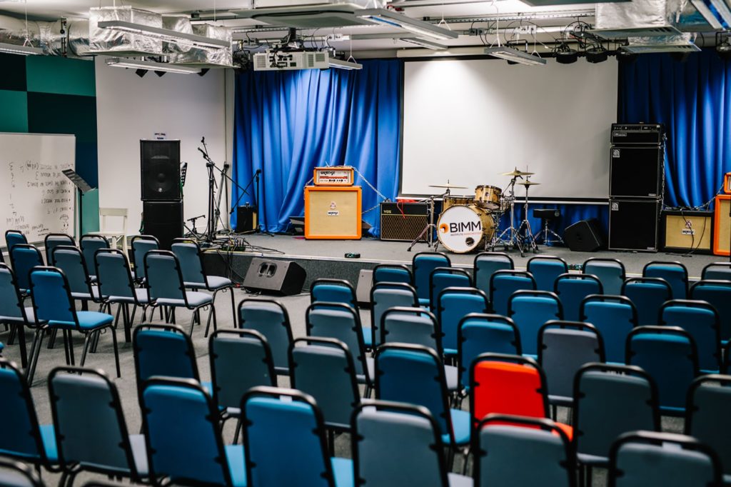 BIMM Institute Manchester drum room