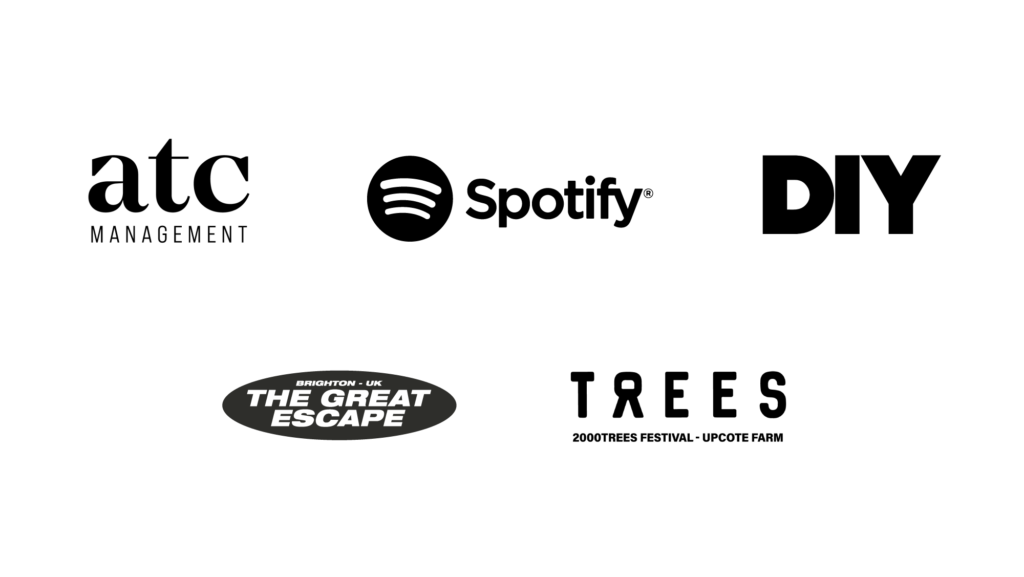 ATC Management Logo, Spotify Logo, DIY Logo, The Great Escape Logo, Trees logo