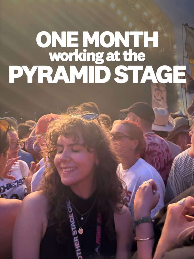  Imi Wright at Glastonbury in the crowd